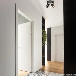 Plafondspot Halo Spot 2L rond zwart