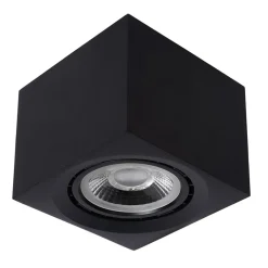 Plafondspot kubus zwart gu10-111 dtw