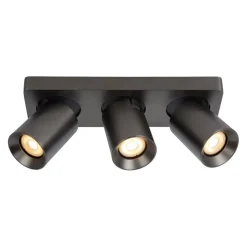 Plafondspot 3-lichts balk gunmetal gu10