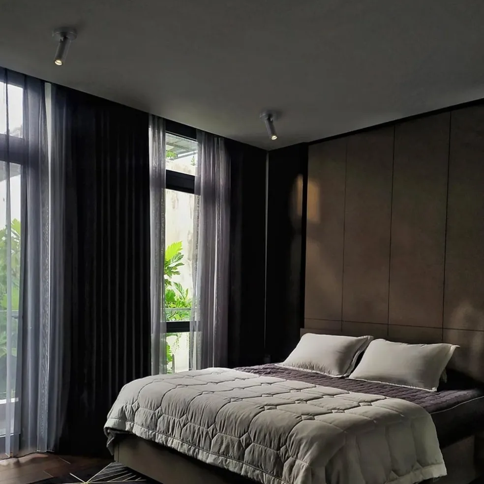 Plafondspot 1-lichts mat zwart/goud