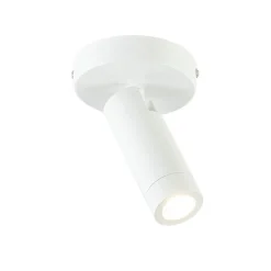 Plafondspot Miller enkel wit/goud pucc