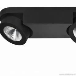 Plafondspot Montreal 3L balk zwart 3000k