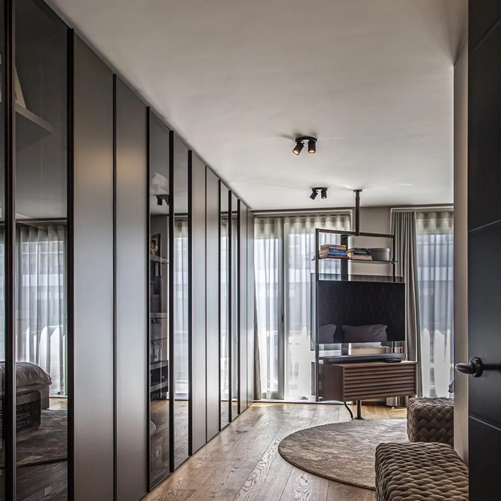 Plafondspot Oliver 2L rond zwart gu10