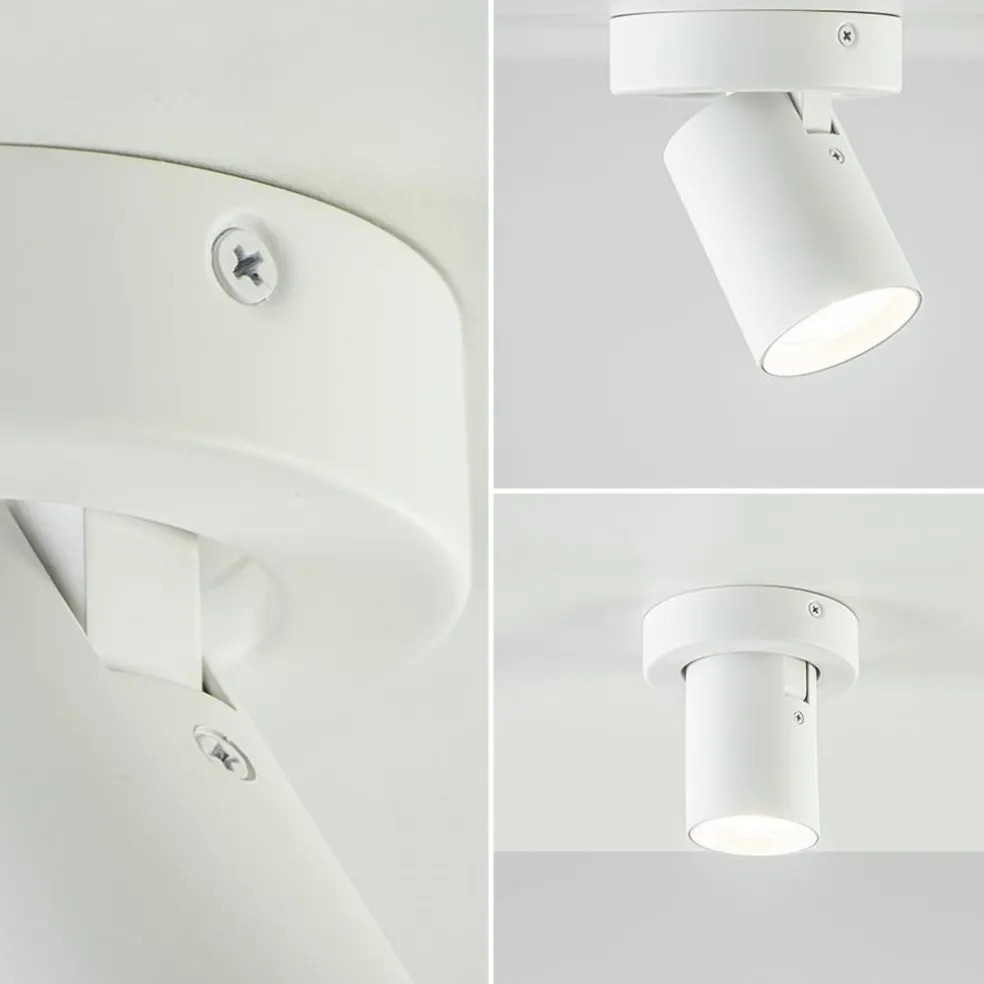 Plafondspot Oliver 1L tube wit gu10