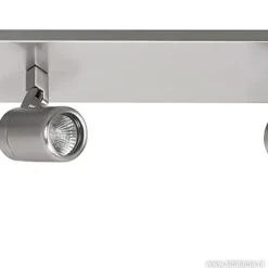 Plafondspot Rain 3L balk nikkel IP44