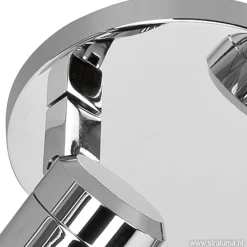 Plafondspot Rain 2l rond chroom IP44