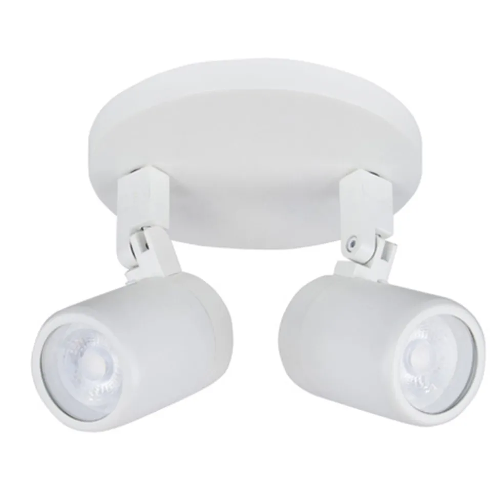 Plafondspot Rain 2L rond wit gu10 IP44