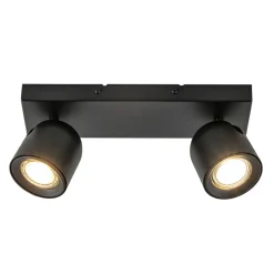 Plafondspot Solare 2l balk zwart