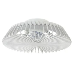 Plafondventilator mini wit inclusief dimbaar LED