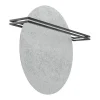 Plafond/wandl. Essenza silver powd/iron
