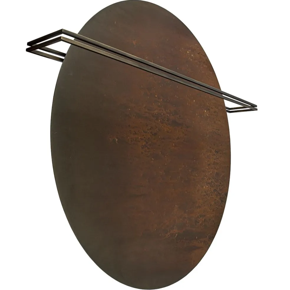 Plafond/wandlamp Essenza 90 rust/bronze