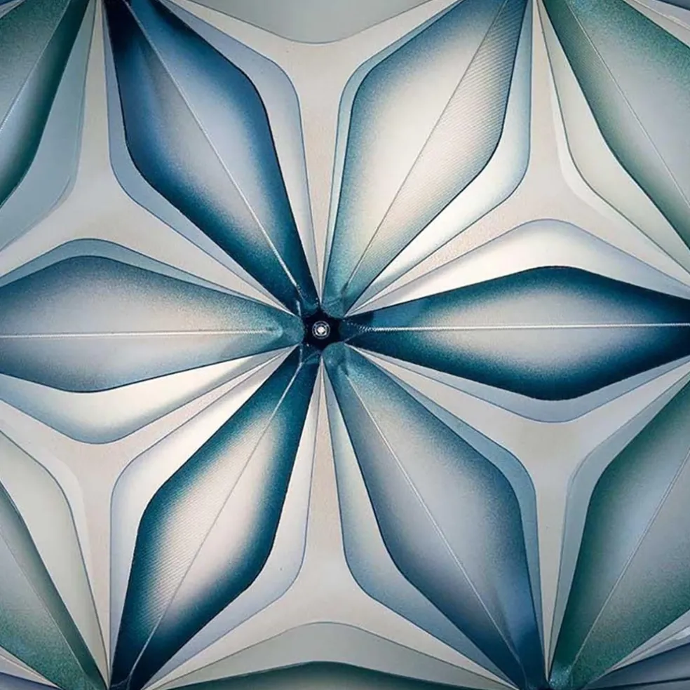 Plafond-/wandlamp La Vie blue 50cm