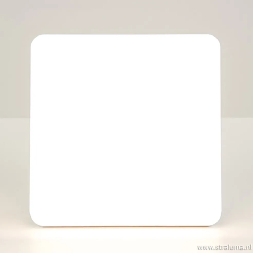 Plafonnière Basic square wit 3000K IP44