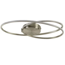 Plafonnière Eclipse nikkel led 3-st.dimb