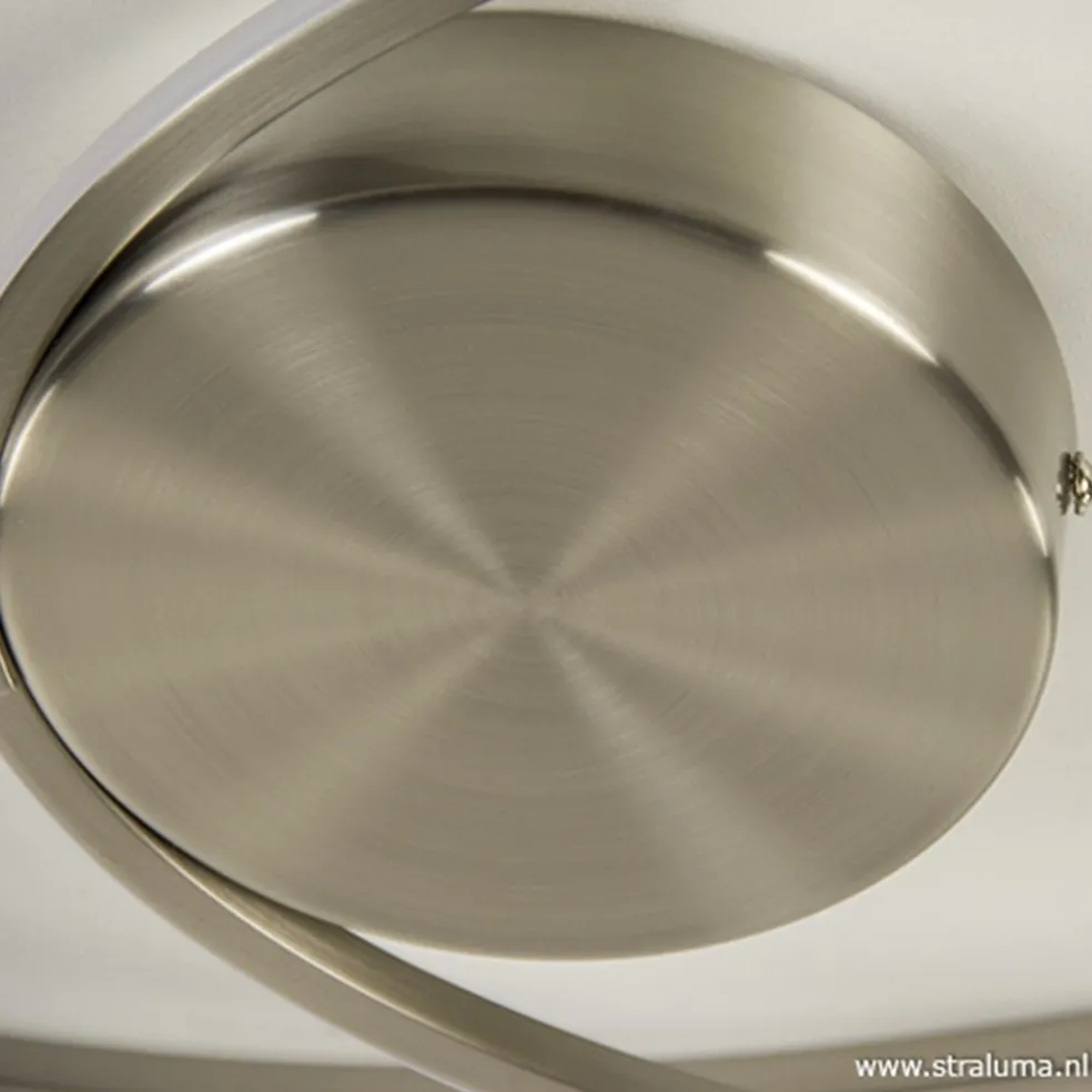 Plafonnière Eclipse nikkel led 3-st.dimb