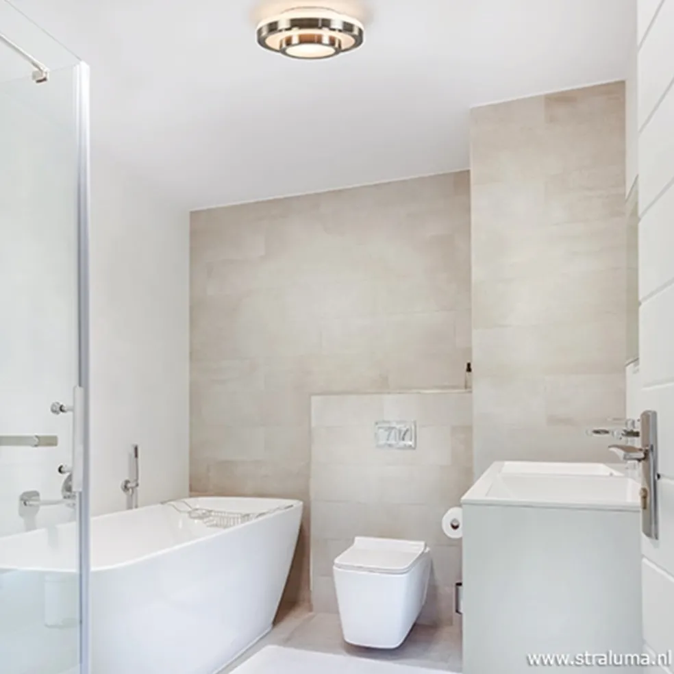 Plafonnière Master 335 nikkel IP44