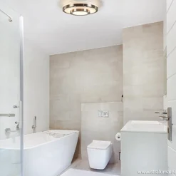 Plafonnière Master 435 nikkel IP44