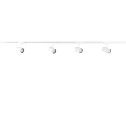 Railsysteem set wit inclusief 4 spots tube