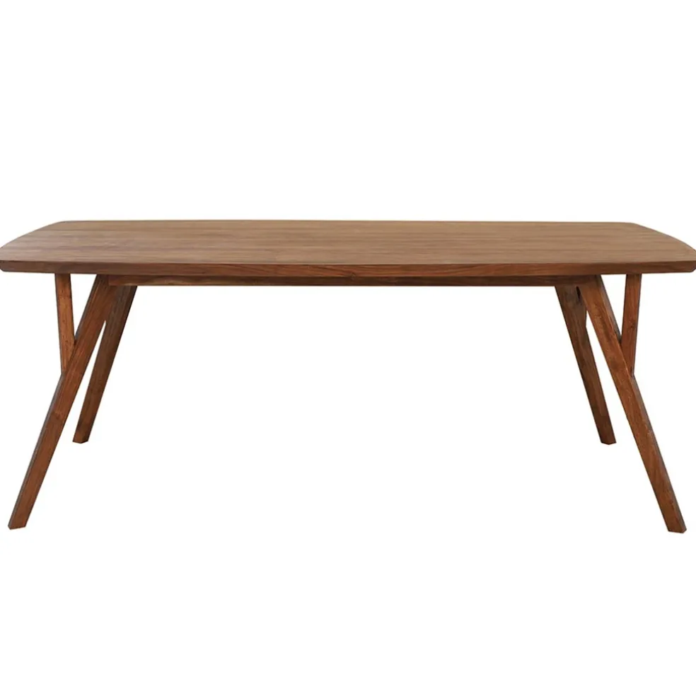 Rechthoekige eettafel Quenza acaciahout 200x100 cm