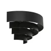 Robuuste wandlamp zwarte ringen