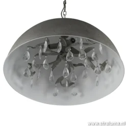 Romantische hanglamp koepel eettafel