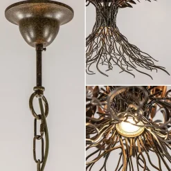 Ronde decoratieve design hanglamp rustiek