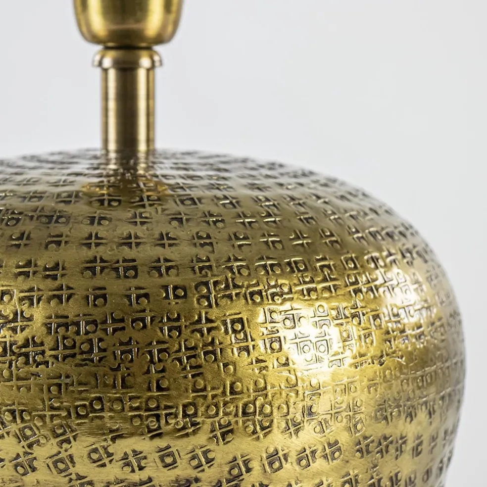 Ronde lampvoet Gondia antiek brons exclusief kap