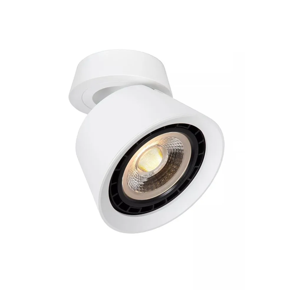 Ronde plafondspot verstelbaar wit GU10-ES111