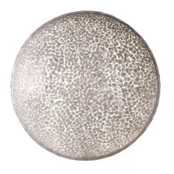 Ronde schelpen wandlamp wit/parelmoer 60 cm