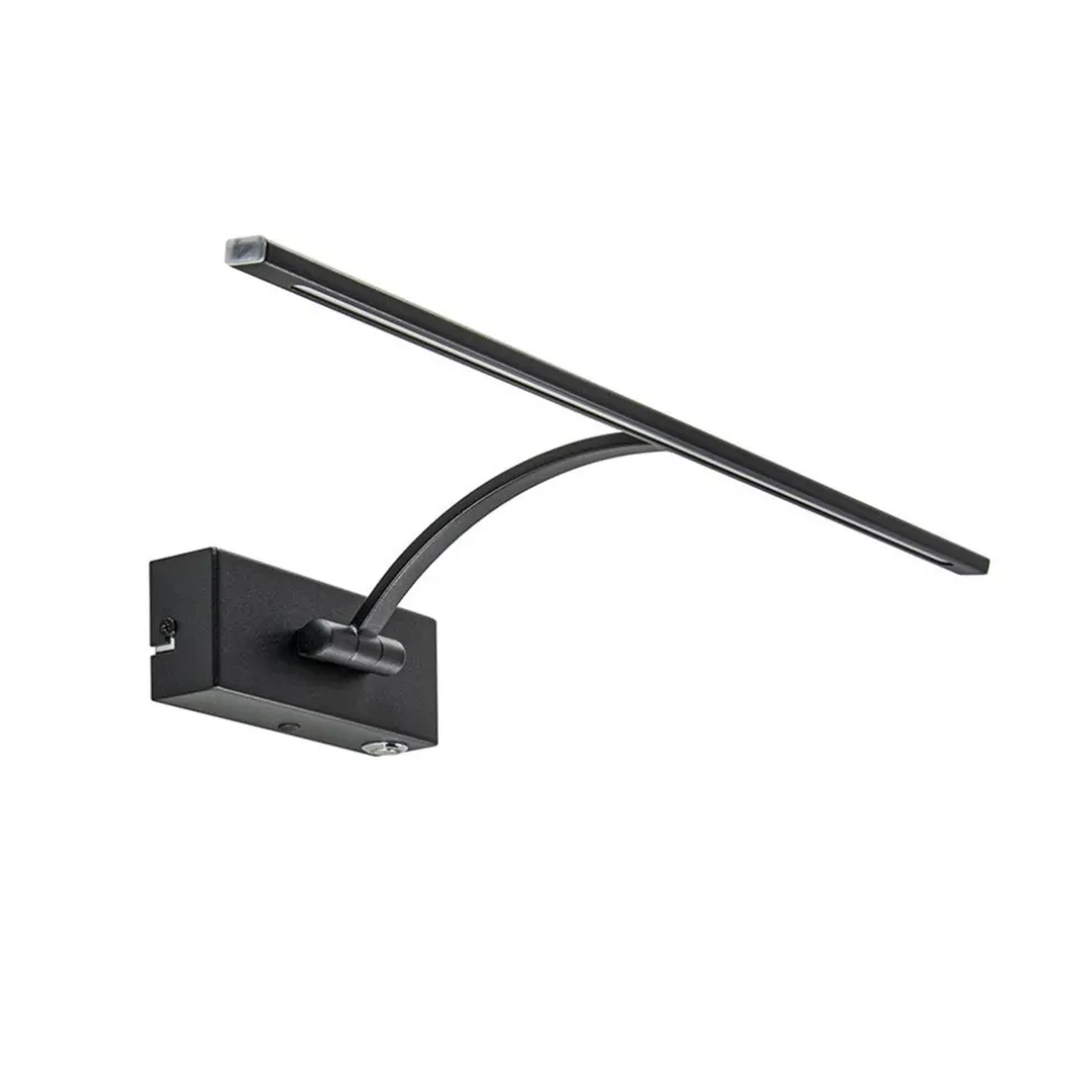 Schilderijlamp zwart 45cm met dimmer