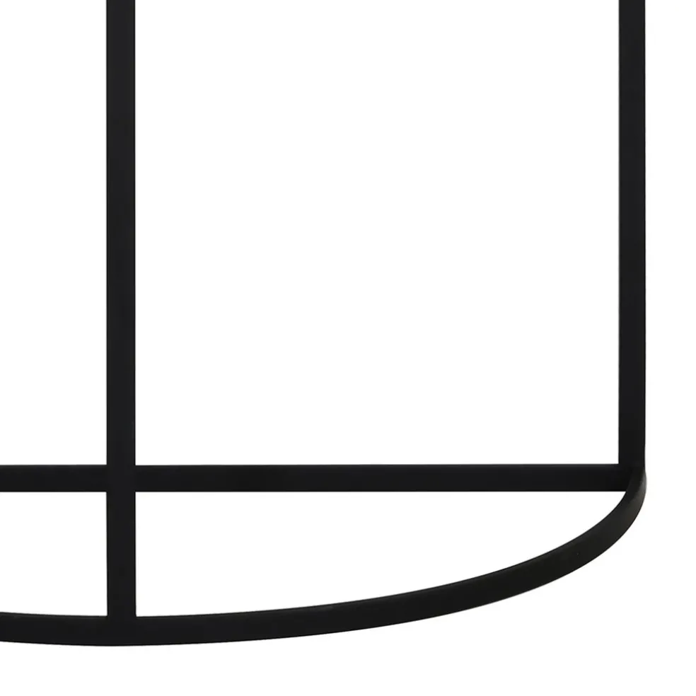 Sidetable Peto antiek brons met zwart 100x42x76 cm