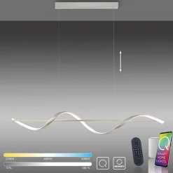 Smart hanglamp spiraal staal