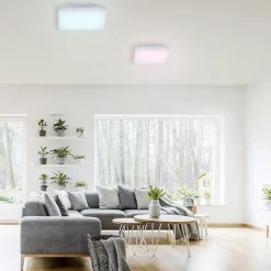 Smart plafondlamp square wit dimbaar
