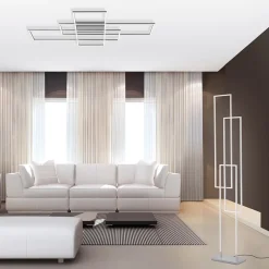 Smart plafond/wandlamp rechthoeken inclusief remote
