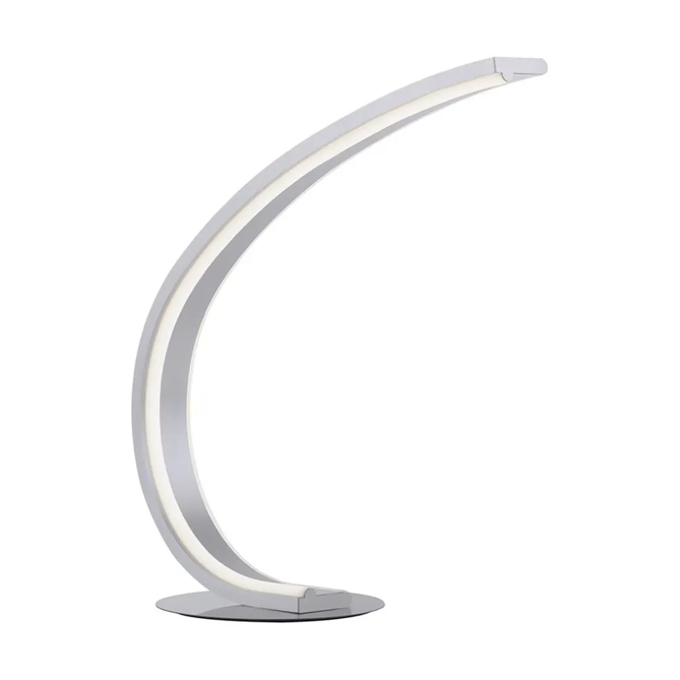 Smart tafellamp boog aluminium met LED