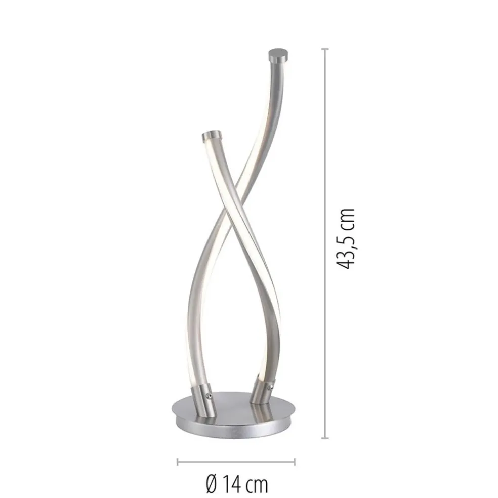 Smart tafellamp spiraal inclusief remote