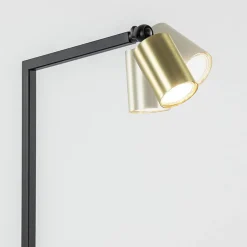 Staande leesspot Bounce zwart/goud