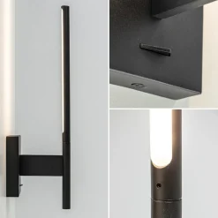 3-Standen dimbare wandlamp met verstelbare kap