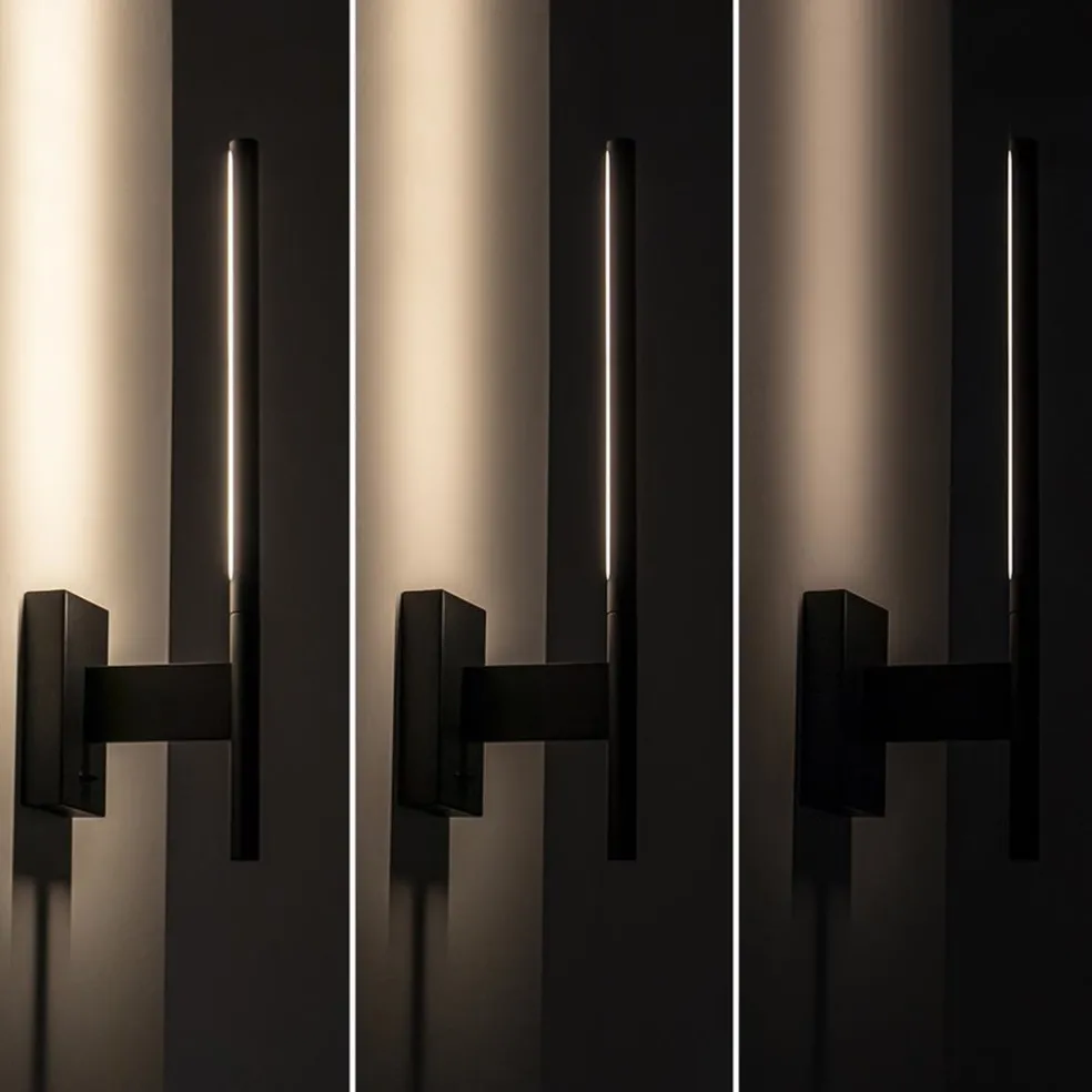 3-Standen dimbare wandlamp met verstelbare kap