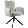 Stoffen eetkamerstoel met return-system