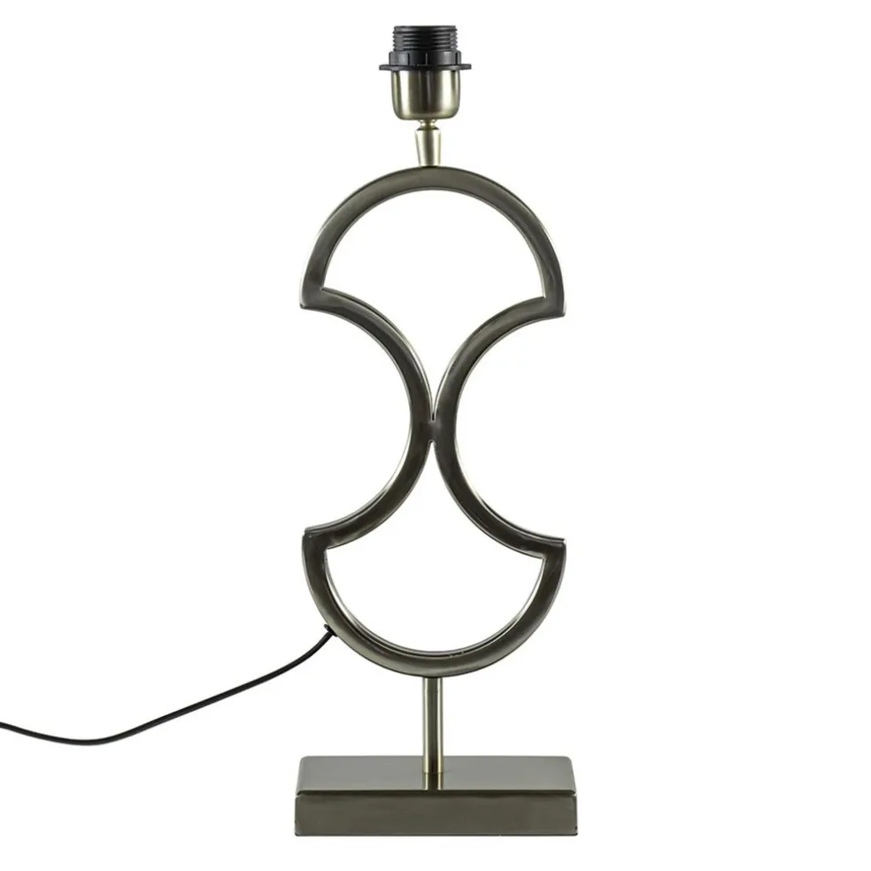 Strak klassieke lampvoet Riava licht goud