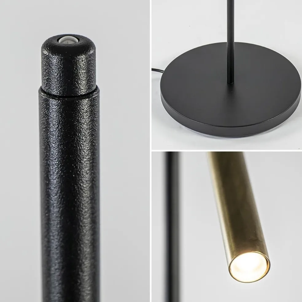 Strak klassieke LED vloerlamp met dim to warm functie