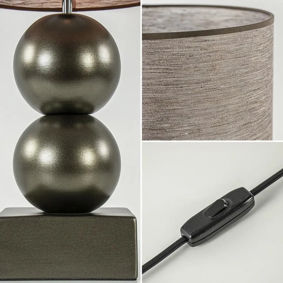 Tafellamp Bilba 58cm brons