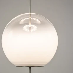 Tafellamp Bolla smoke steel/white gradient