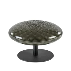 Tafellamp Bottega 30 zwart/smoke glas