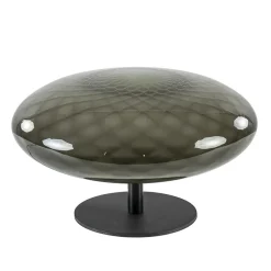 Tafellamp Bottega 40 zwart/smoke glas