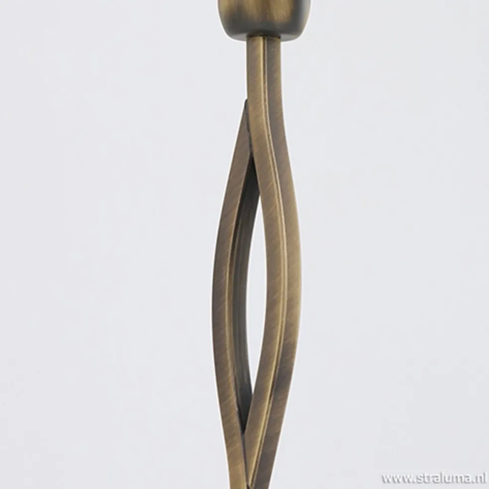 Tafellamp Capri brons/Glas