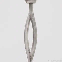 Tafellamp Capri staal/glas