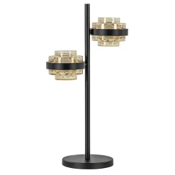 Tafellamp Dynasty zwart/amber