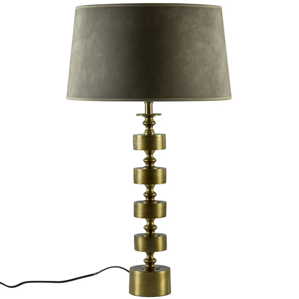 Tafellamp Gody antiek brons exclusief kap